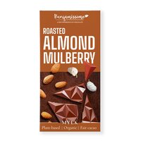 Ciocolata Bio cu Migdale si Dude, 60 g, Benjamissimo