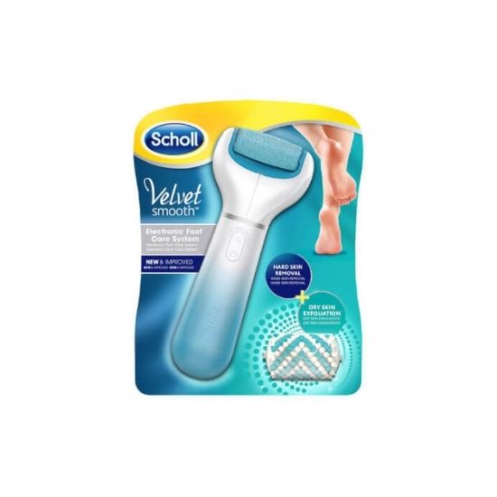 Pila electrica Velvet Smooth, Albastru, Scholl