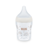 Biberon Perfect Match, S, Curcubeu, + 0 luni, 150 ml, Nuk