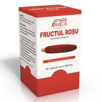Fructul Rosu, 500 mg, 60 capsule moi, Cahya