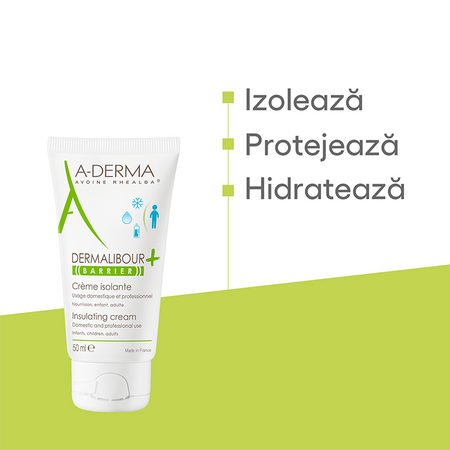 Crema izolanta calmanta Dermalibour+ Barrier, 50 ml, Aderma 695114