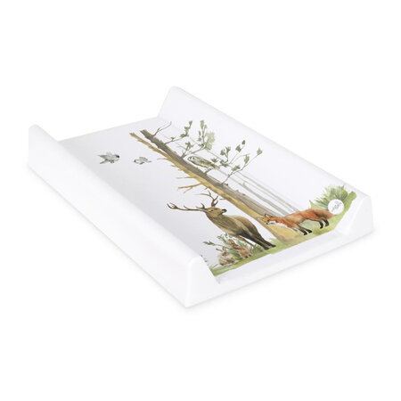 Saltea de infasat cu intaritura, 50 x 70 cm, Basic Woodland, Ceba Baby 694778