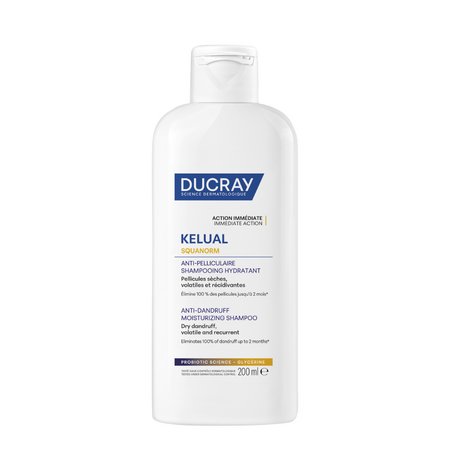 Sampon Antimatreata Hidratant pentru Matreata Uscata Kelual Squanorm, 200 ml, Ducray