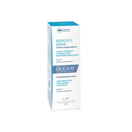 Crema hidratanta pentru tenul acneic Keracnyl, 50 ml, Ducray 694799