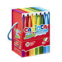 Set carioci colorate Jumbo, 30 bucati, Carioca