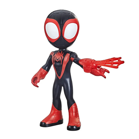 Figurina Marvel Spidey Prietenii Extraordinari, 22.8 cm, Miles Morales, Spider-Man, 3 ani+, Hasbro 695307