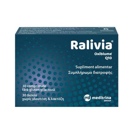 Ralivia Oxiblume + CoQ10, 30 comprimate, Meditrina 694859