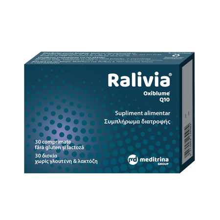 Ralivia Oxiblume + CoQ10, 30 comprimate, Meditrina 694860