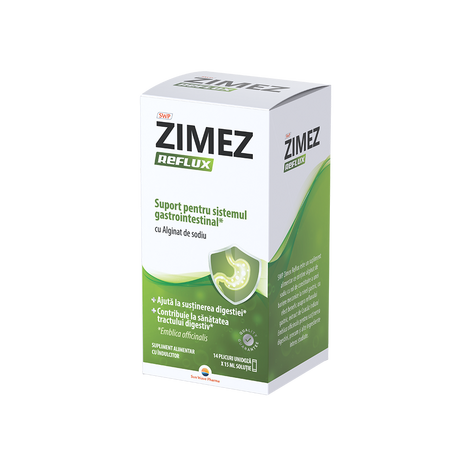 Zimez Reflux, 14 plicuri x 15 ml, Sun Wave Pharma 694863