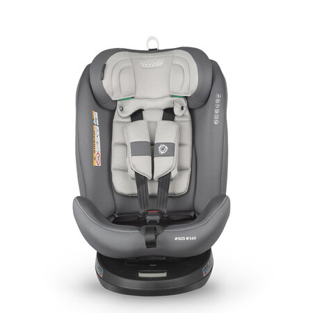 Scaun auto iSize Nova, 40-150 cm, Moonlit Grey, Coccolle 694963