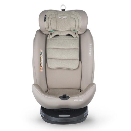 Scaun auto iSize Nova, 40-150 cm, Sand Beige, Coccolle 694971