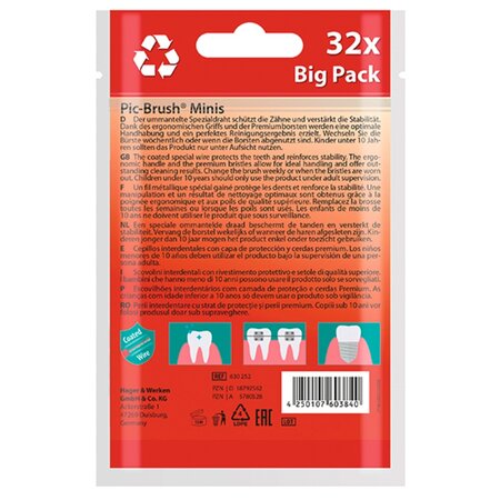 Periute interdentare Pic Minis, 32 buc, Miradent 695074