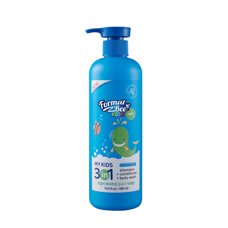 Gel de dus 3in1 pentru copii, Mar, 1 litru, Formal Bee