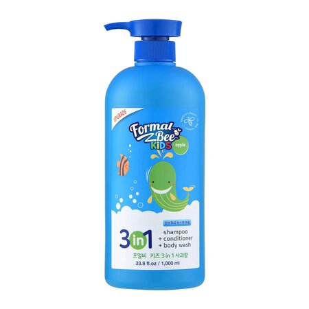 Gel de dus 3in1 pentru copii, Mar, 1 litru, Formal Bee