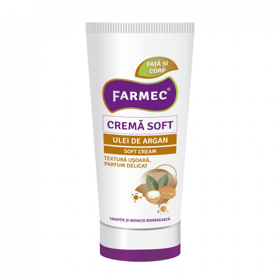 Crema soft cu ulei de argan, 150 ml, Farmec