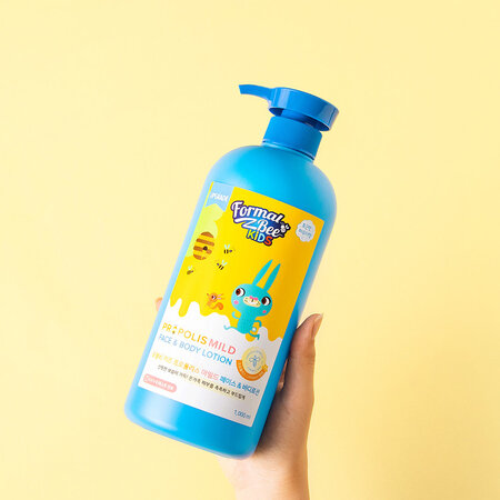 Lotiune pentru fata si corp cu propolis Kids, 1 litru, Formal Bee 695244