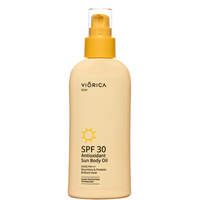 Ulei de corp cu protectie solara antioxidant Spf 30 Solar, 150 ml, Viorica