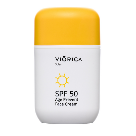 Crema de protectie solara Age-Prevent Spf 50 Solar, 50 ml, Viorica