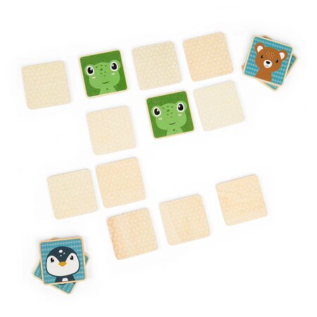 Joc de memorie Gaseste animalutele, 2 ani+, BigJigs 695328