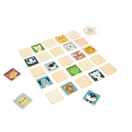 Joc de memorie Gaseste animalutele, 2 ani+, BigJigs 695327