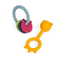 Set 2 jucarii dentitie, Ursulet, 0 luni+, BigJigs