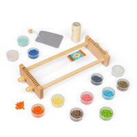 Kit de tesut cu margele, 5 ani+, Bigjigs