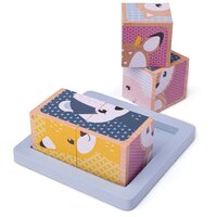 Puzzle cubic, Animalute vesele, 6 luni+, BigJigs
