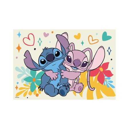 Puzzle, Stitch si Angel, +4 ani, 24 piese, Dino Toys 695450