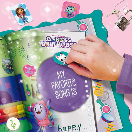 Jurnalul meu secret, Gabby's Dollhouse, 5 ani+, Lisciani 695458