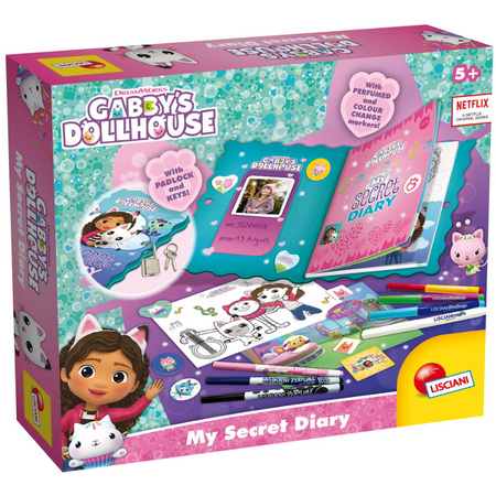 Jurnalul meu secret, 5 ani+, Gabby's Dollhouse, Lisciani