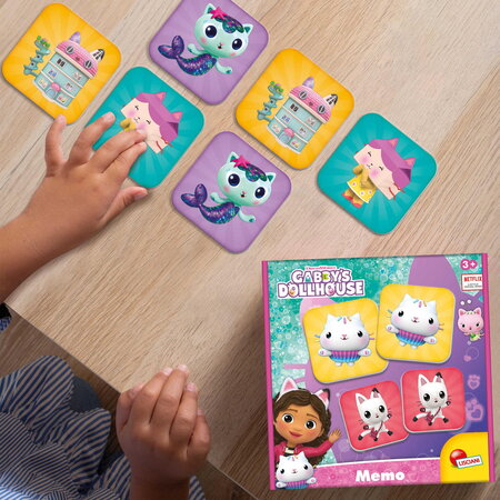 Joc de memorie, Gabby's Dollhouse, 3 ani+, Lisciani 695469