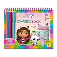 Carte cu activitati, Gabby's Dollhouse, 3 ani+, Lisciani