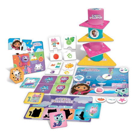 Prima mea colectie de jocuri, Gabby's Dollhouse, 3 ani+, Lisciani 695505