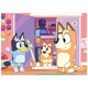 Puzzle de colorat maxi, Bluey, 4 ani+, 60 de piese, Lisciani 695522