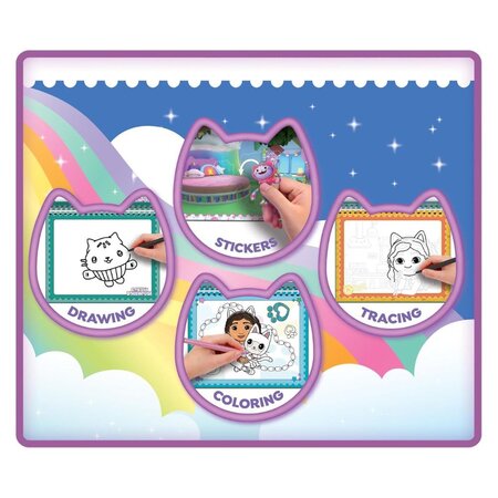 Set de colorat si desenat, Gabby's Dollhouse, +3 ani, Lisciani 695552