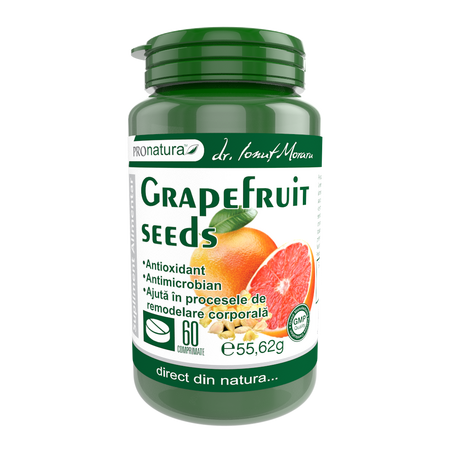 Grapefruit Seeds, 60 comprimate, Pro Natura