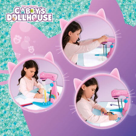 Proiector pentru desen, Gabby's Dollhouse, 4 ani+, Lisciani 695617