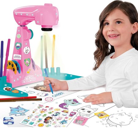 Proiector pentru desen, Gabby's Dollhouse, 4 ani+, Lisciani 695620