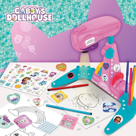 Proiector pentru desen, Gabby's Dollhouse, 4 ani+, Lisciani 695619