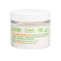 Scrub si Mousse pentru corp 2in1 Coconut Vibes, 270 ml, Ziaja