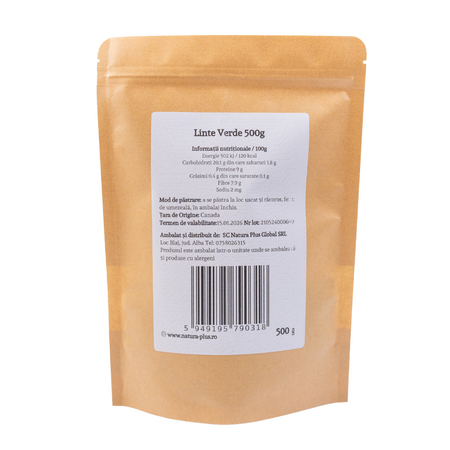 Linte verde, 500 g, Natura Plus 695779