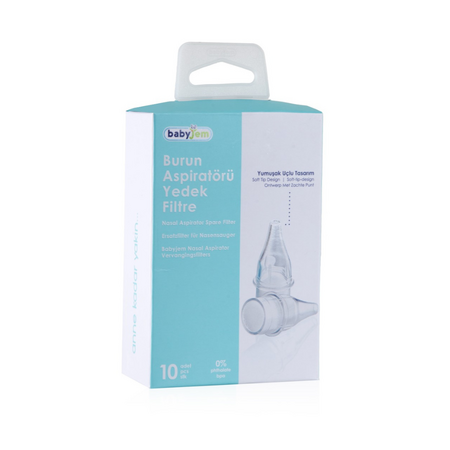Set 10 rezerve pentru aspirator nazal, 0 luni+, BabyJem