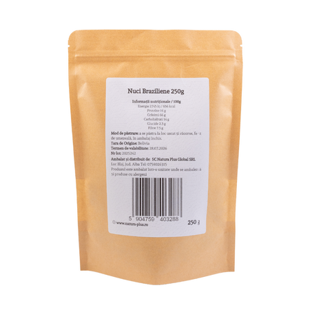 Nuci braziliene, 250 g, Natura Plus 695889