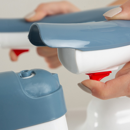 Scaun de baie pentru bebelusi Bath and Feeding, Indigo, 6 luni+, BabyJem 695904