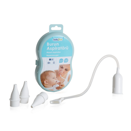 Aspirator nazal manual cu filtru Baby Clean, 0 luni+, BabyJem 702101