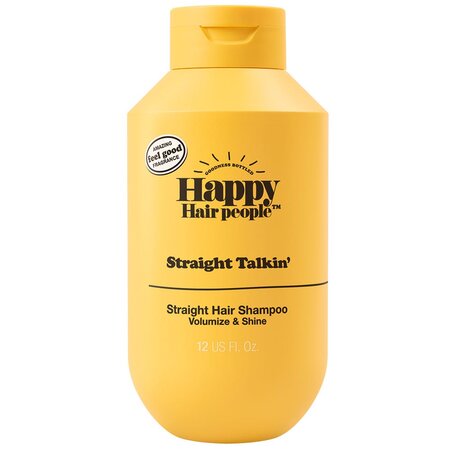 Sampon cu ulei de potrocale pentru par drept, volum si stralucire, 355 ml, Happy Hair People