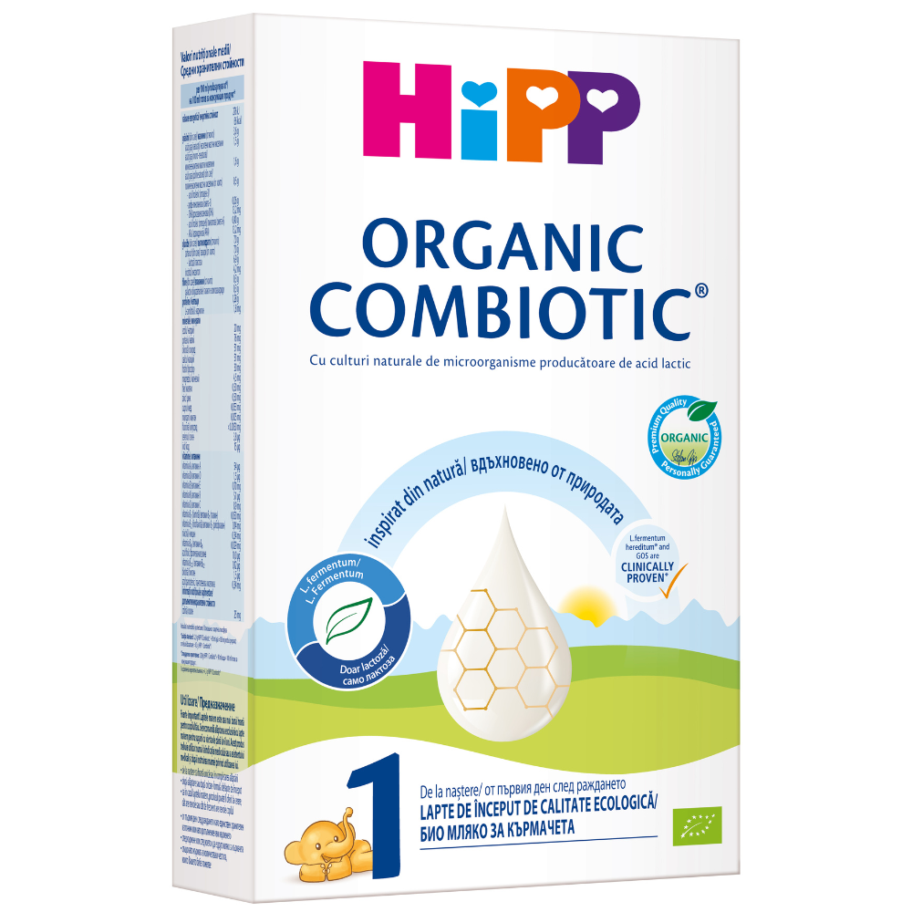 Lapte praf formula de inceput Bio Combiotic 1, +0 luni,  300gr, Hipp