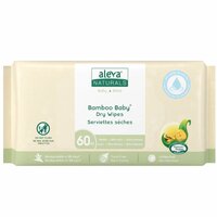 Servetele uscate din fibre de bambus, 60 bucati, Aleva Naturals