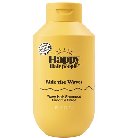 Sampon cu ulei de portocale pentru par ondulat, 355 ml, Happy Hair People