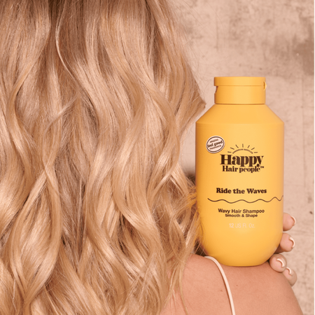 Sampon cu ulei de portocale pentru par ondulat, 355 ml, Happy Hair People 696150